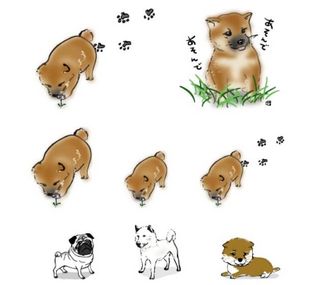 かわいい柴犬のイラスト 無料素材サイトのリンク集